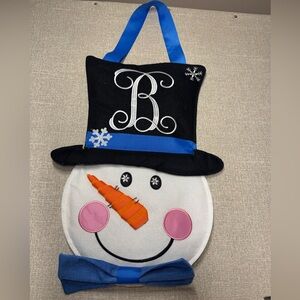 Snowman Door Hanger